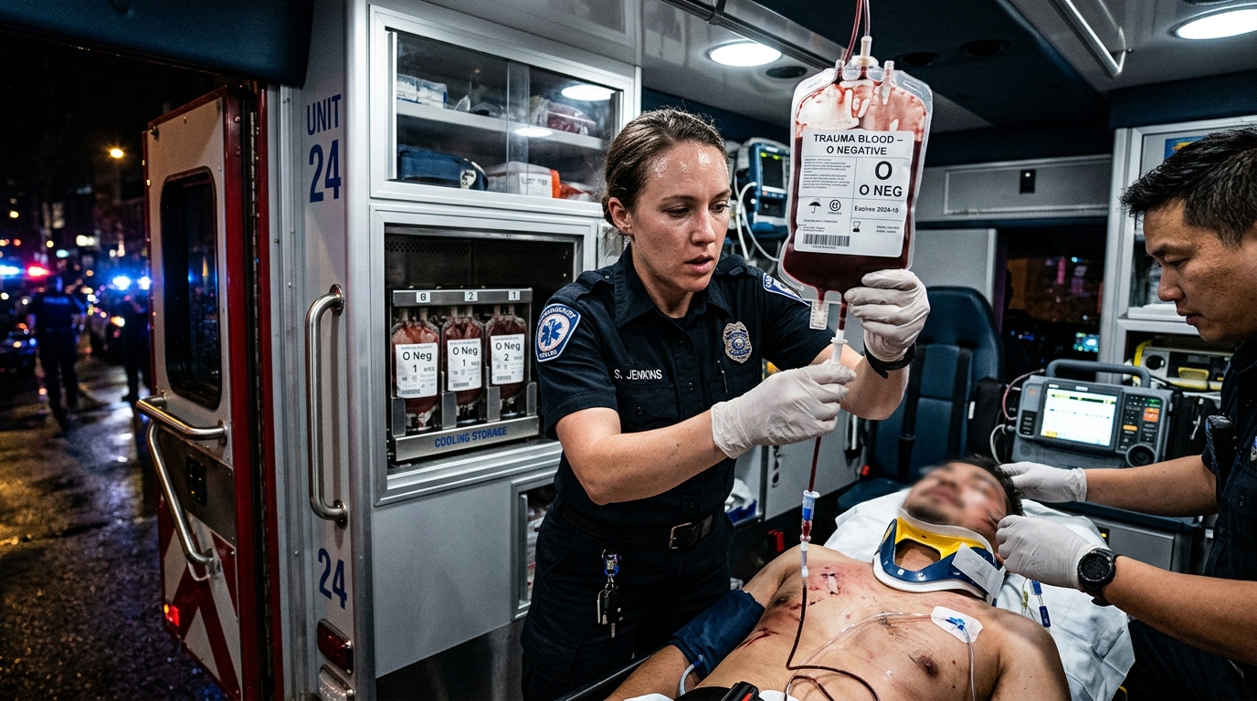 Ambulances Now Stock Blood For Trauma Transfusions, Reducing Deaths By Up To 37%