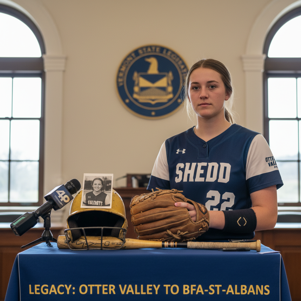 Freshman Irie Shedd carries mother's softball legacy from Otter Valley to BFA-St. Albans