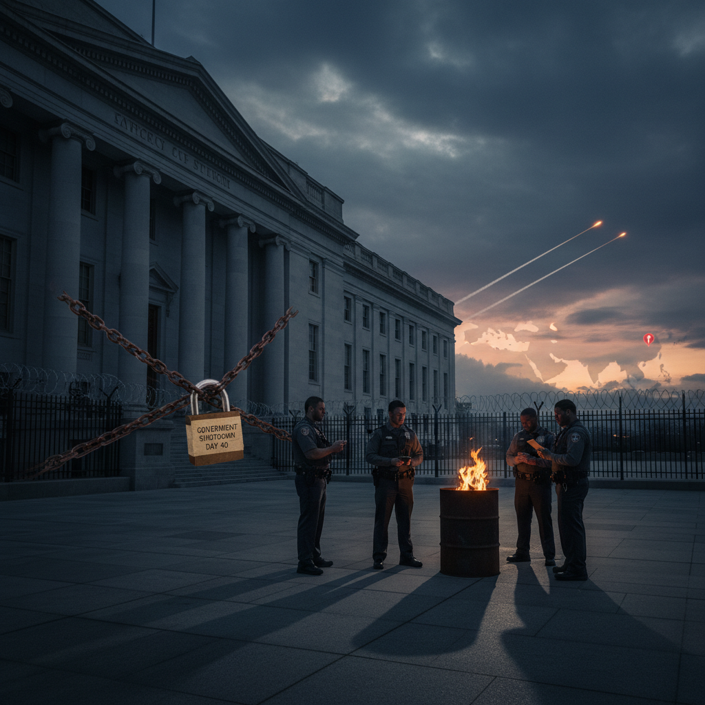 Geopolitical friction and the cost of domestic gridlock. — newsletter cover