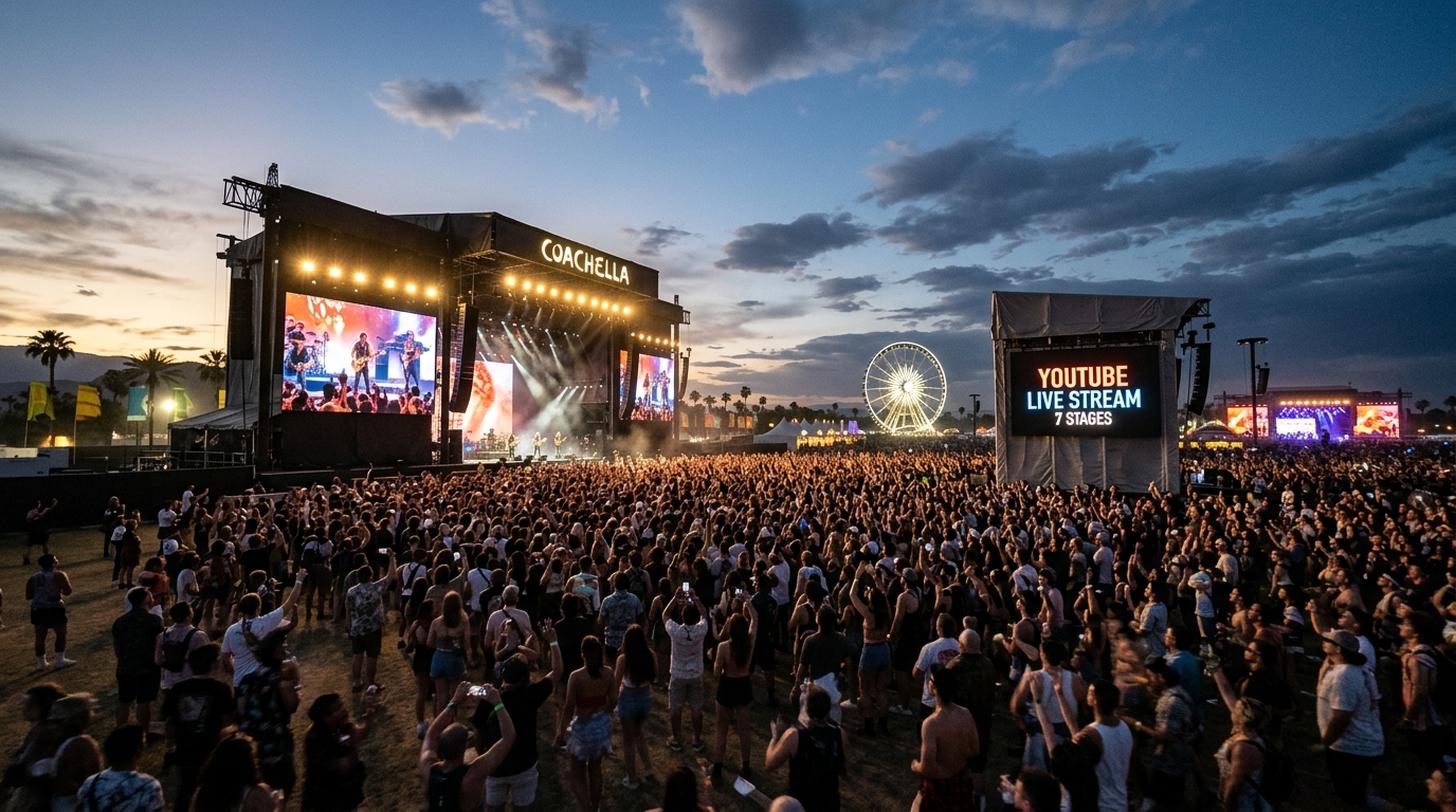 YouTube Streams All Seven Coachella Stages Live This Weekend